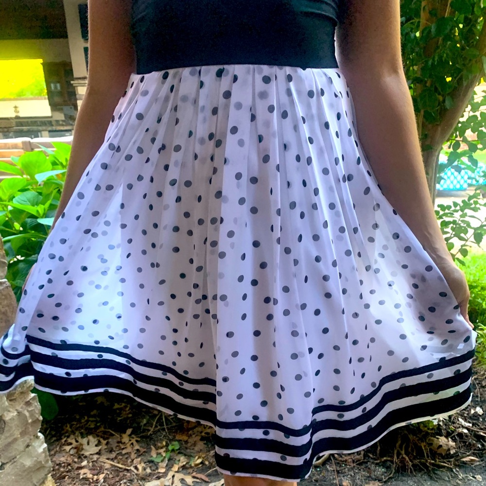 Whbm Polka Dot Skirt